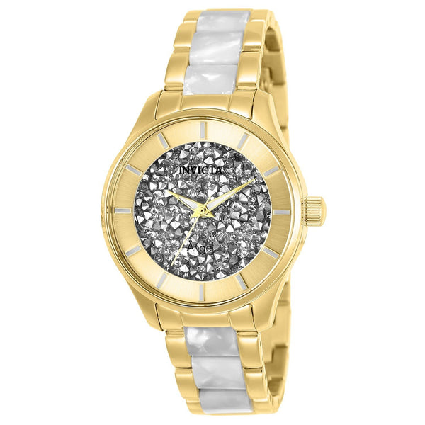 Invicta Women's 25245 Angel Gold-Tone and White Inserts Stainless Steel Watch