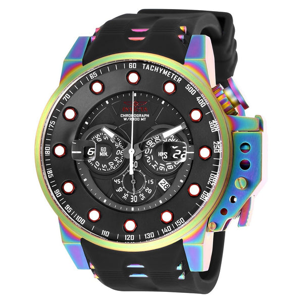 Invicta Men's 25276 I-Force Black Polyurethane and Stainless Steel Watch
