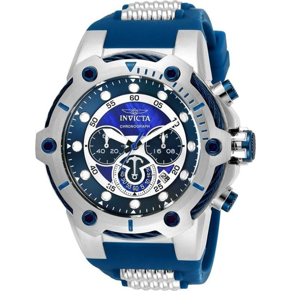 Invicta Men's 25465 Bolt Blue and Silver Polyurethane and Stainless Steel Watch
