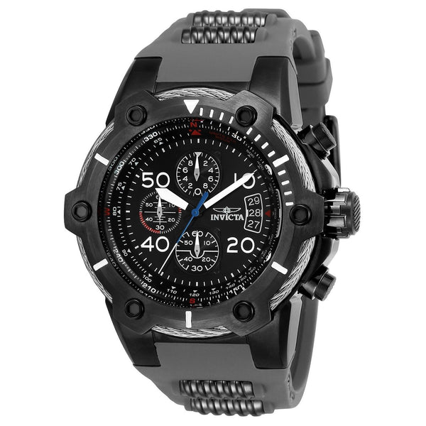 Invicta Men's 25467 Bolt Gunmetal and Silver Stainless Steel Watch