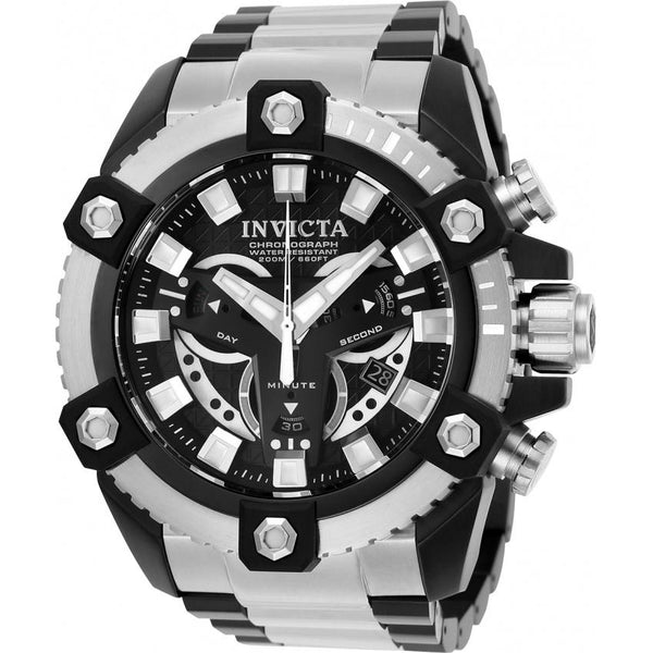 Invicta Men's 25583 Coalition Forces Black and Silver Inserts Stainless Steel Watch