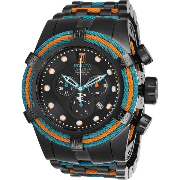 Invicta Men's 25615 Jason Taylor Excursion Black and Blue Stainless Steel Watch