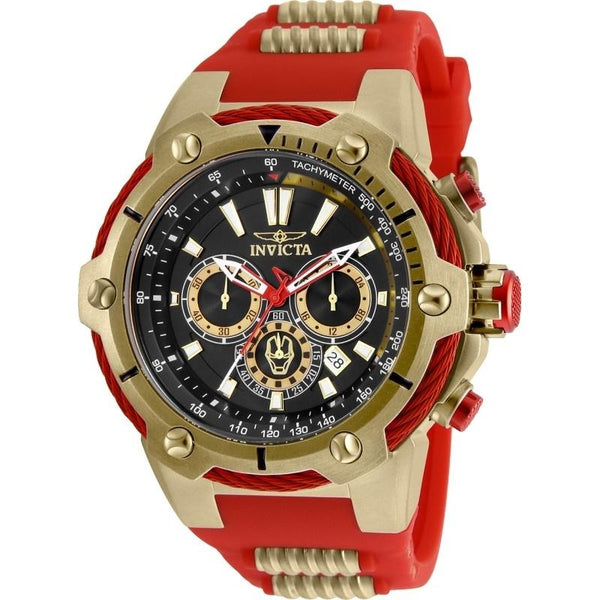Invicta Men's 25684 Marvel Ironman Gold-Tone and Red Stainless Steel Watch