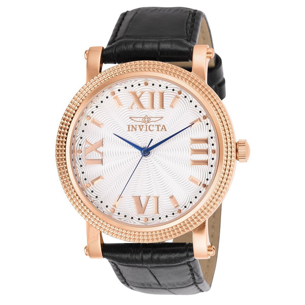 Invicta Men's 25757 Vintage Black Leather Watch