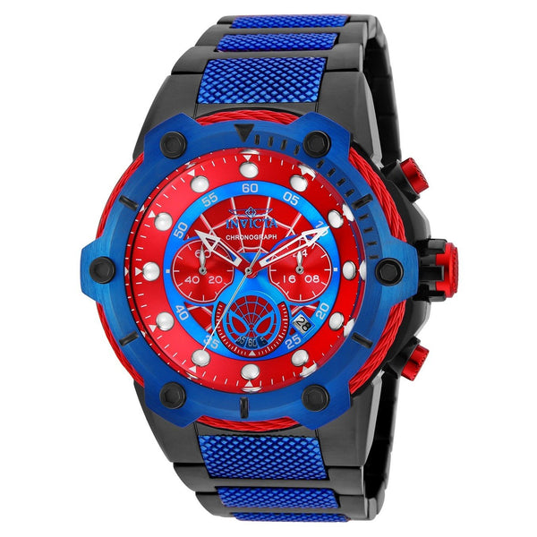 Invicta Men's 25782 Marvel Spiderman Black and Blue Stainless Steel Watch