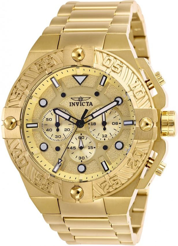 Invicta Men's 25830 Pro Diver Gold-Tone Silver Watch