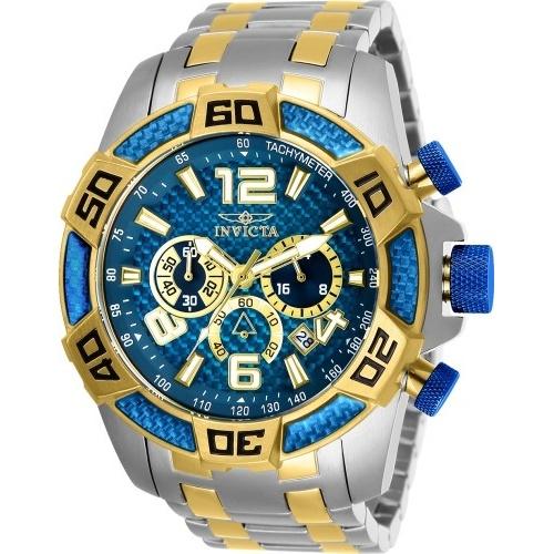 Invicta Men's 25855 Pro Diver Scuba Gold-Tone and Silver Stainless Steel Watch