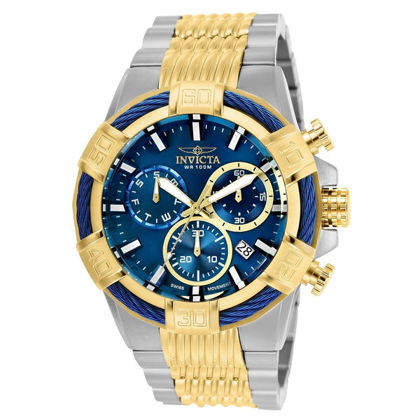 Invicta Men's 25865 Bolt Gold-tone and White Inserts Stainless Steel Watch