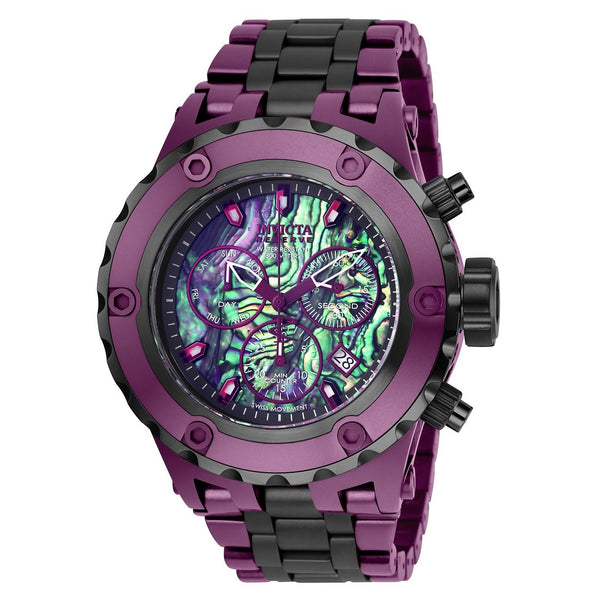 Invicta Men's 25912 Reserve Specialty Subaqua Burgundy and Black Stainless Steel Watch