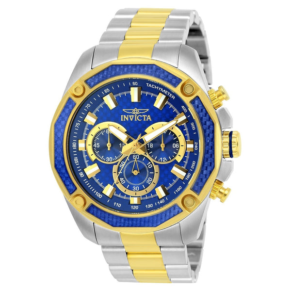 Invicta Men's 25975 Aviator Gold-Tone and Silver Stainless Steel Watch