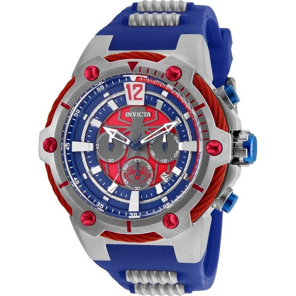 Invicta Men's 25989 Marvel Spiderman Blue and Silver Stainless Steel Watch