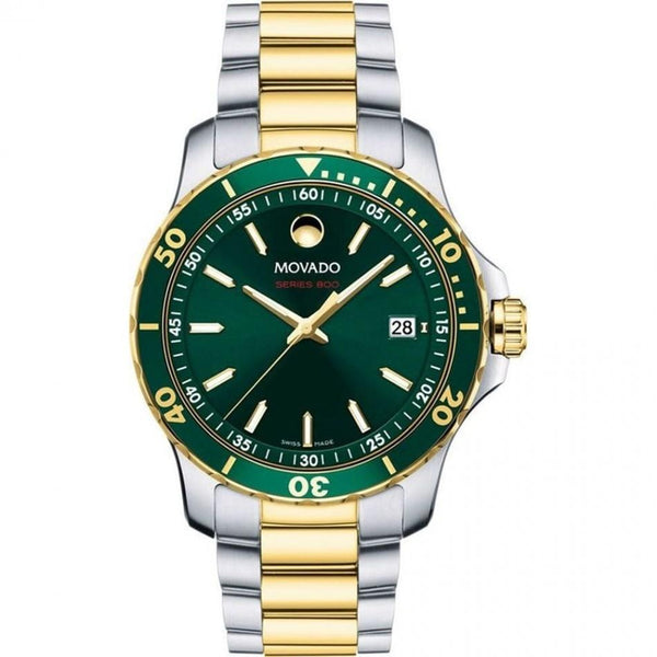 Movado Men's 2600147 800 Series Black Leather Watch