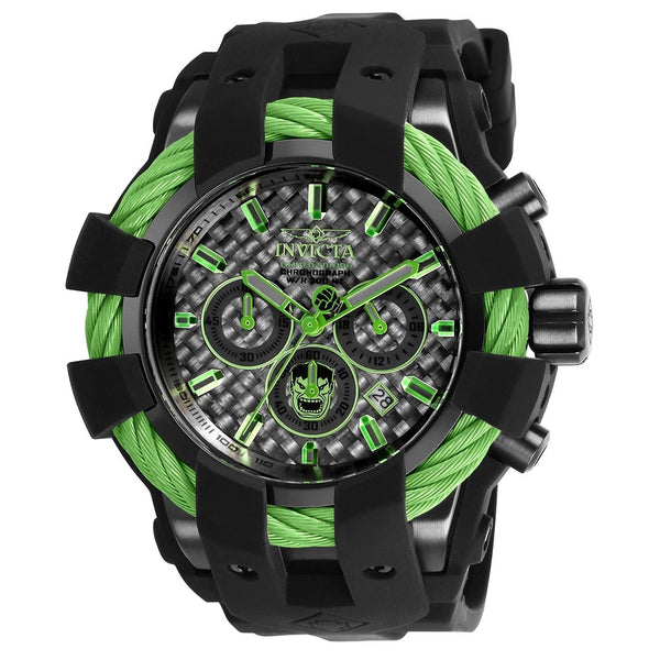 Invicta Men's 26009 Marvel Hulk Black Silicone Watch
