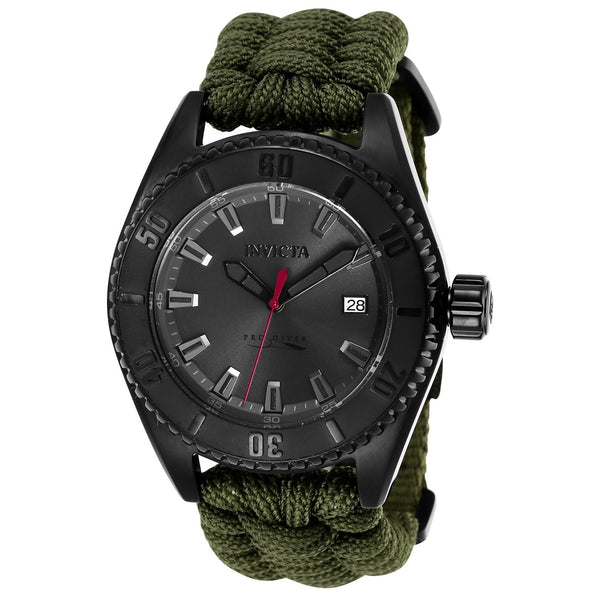 Invicta Men's 26026 Pro Diver Automatic Green Nylon Watch