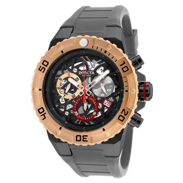Invicta Men's 26073 Pro Diver Grey Silicone Watch