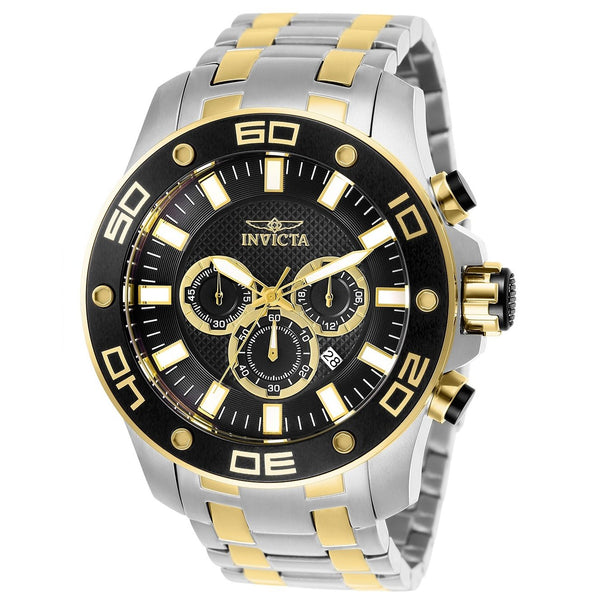 Invicta Men's 26081 Pro Diver Gold-Tone and Silver Stainless Steel Watch