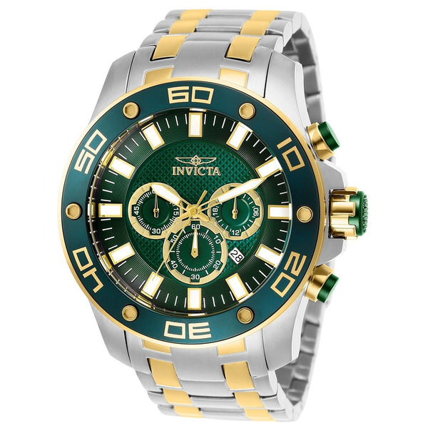 Invicta Men's 26083 Pro Diver Scuba Gold-Tone and Silver Stainless Steel Watch