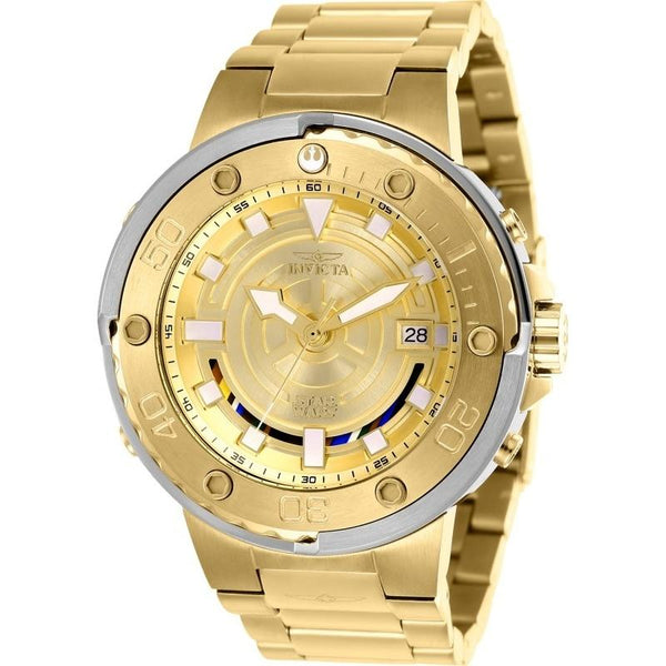 Invicta Men's 26114 Star Wars C-3PO Automatic Gold-tone Stainless Steel Watch