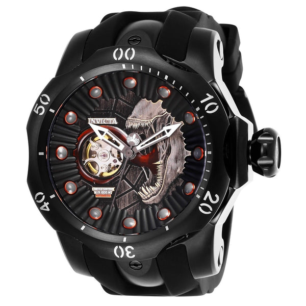 Invicta Men's 26121 Marvel Venom Black Polyurethane and Stainless Steel Watch