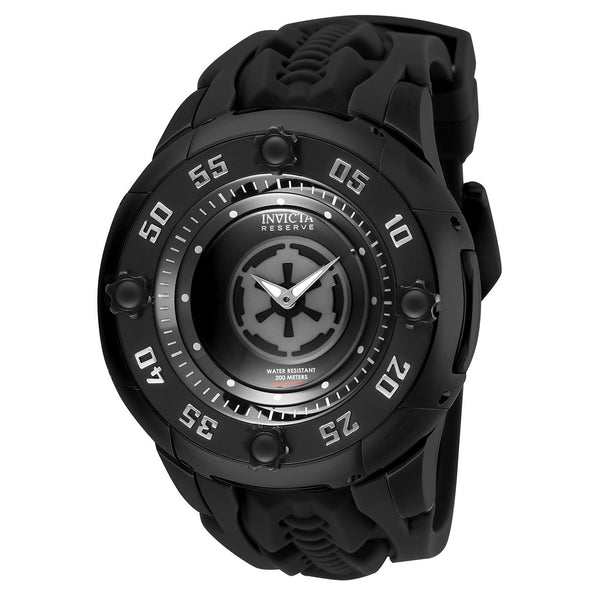 Invicta Men's 26174 Star Wars Galactic Empire Black Silicone Watch