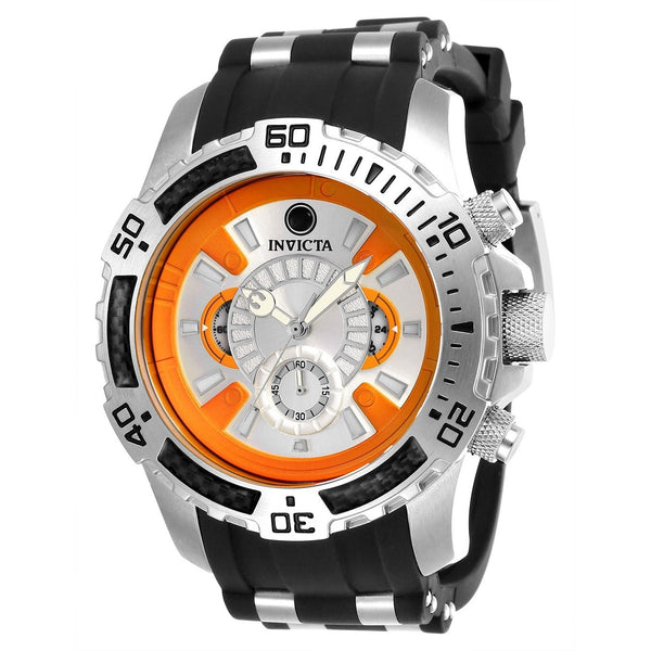Invicta Men's 26177 Star Wars BB8 Black and Silver Polyurethane and Stainless Steel Watch