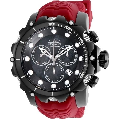 Invicta Men's 26247 Venom Red Silicone Watch