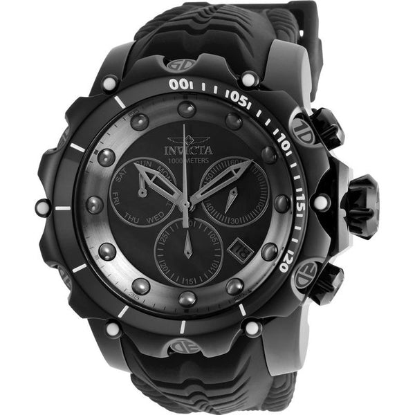Invicta Men's 26248 Venom Black Silicone Watch