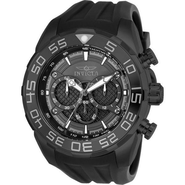 Invicta Men's 26308 Speedway Black Silicone Watch