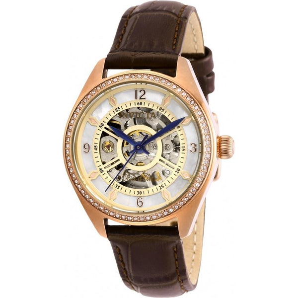 Invicta Women's 26354 Objet D Art Automatic Leather Watch