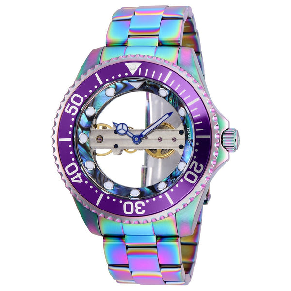 Invicta Men's 26412 Pro Diver Mechanical Iridescent Stainless Steel Watch