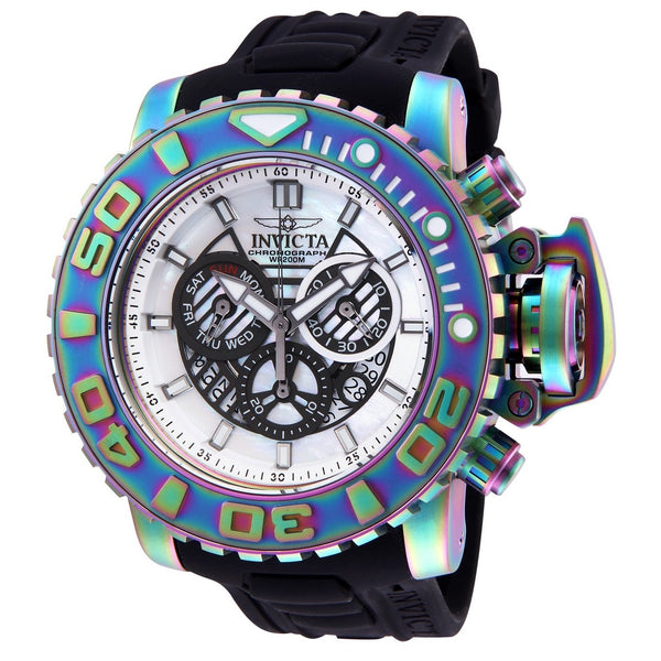 Invicta Men's 26415 Sea Hunter Black Silicone Watch