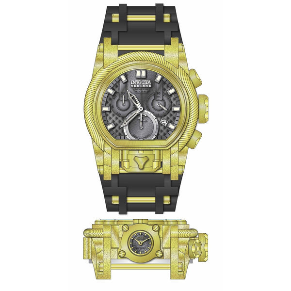 Invicta Men's 26447 Reserve Bolt Zeus Black and Gold-Tone Stainless Steel Watch