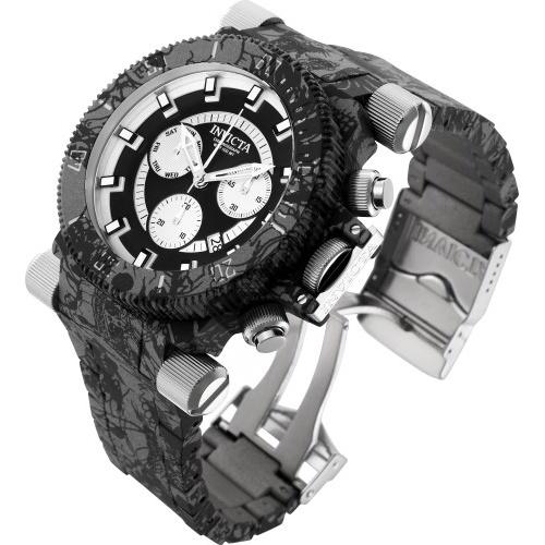 Invicta Men's 26451 Coalition Forces Black and Silver Stainless Steel Watch