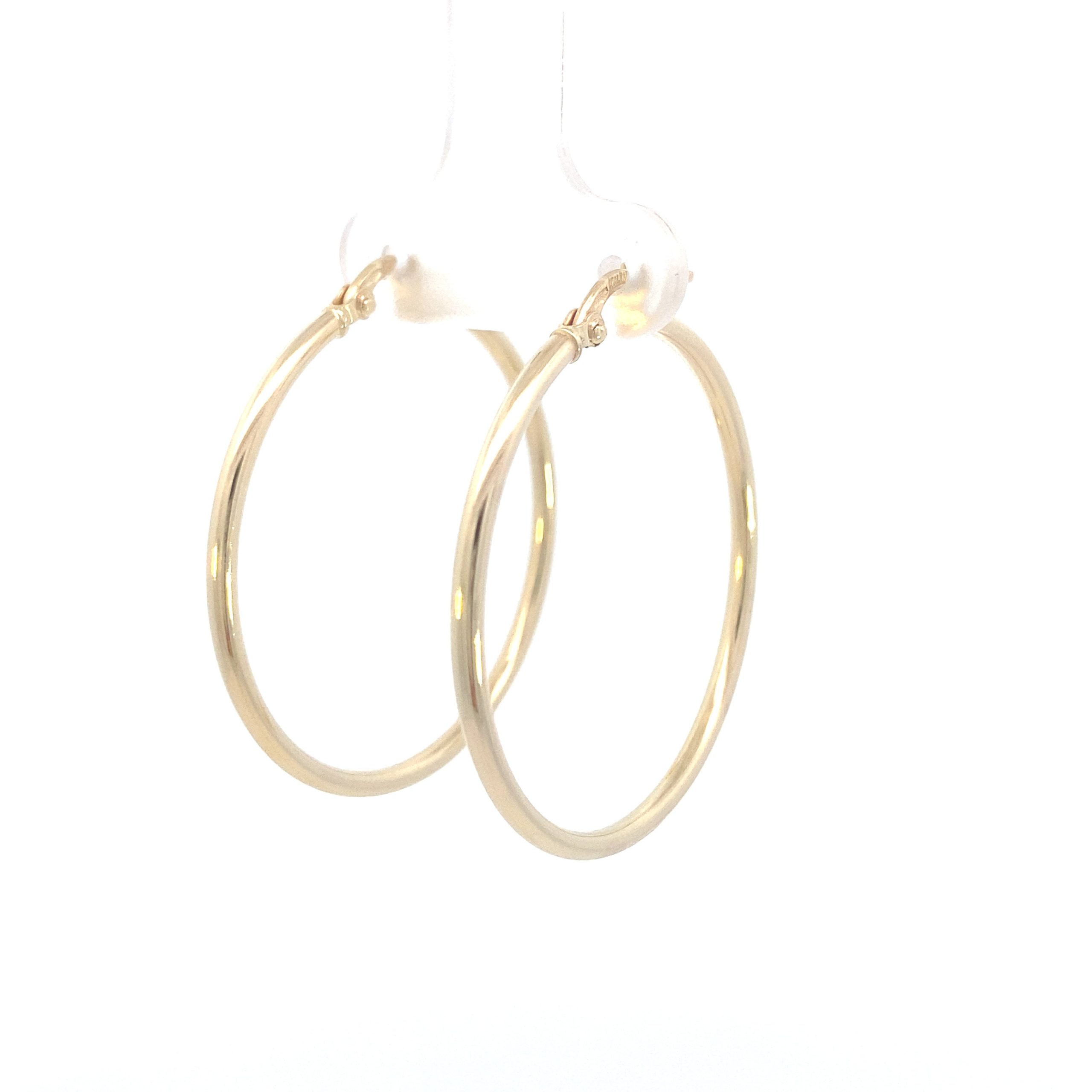 14K Gold Hoops Earrings
