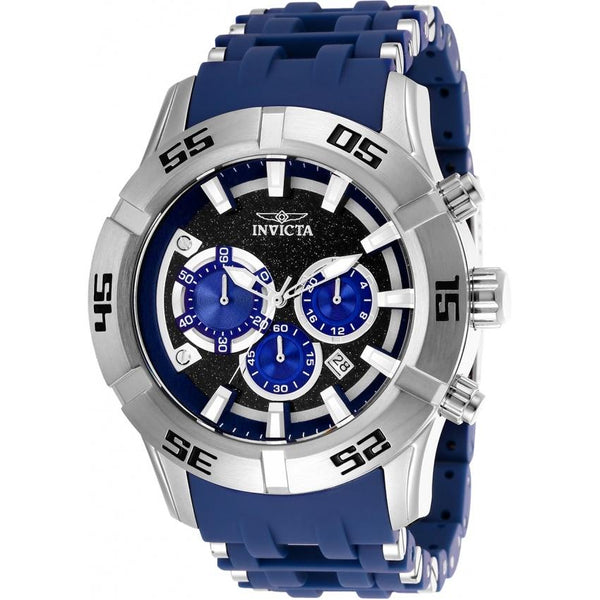 Invicta Men's 26532 Sea Spider Blue Polyurethane and Stainless Steel Watch
