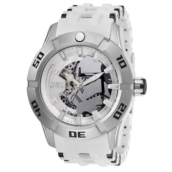 Invicta Men's 26554 Star Wars Stormtrooper Automatic White Polyurethane and Stainless Steel Watch