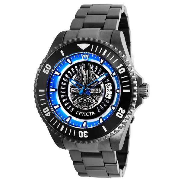 Invicta Men's 26559 Star Wars Millennium Falcon Automatic Gunmetal Stainless Steel Watch