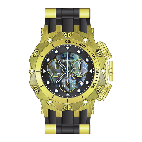 Invicta Men's 26589 Venom Venom Gunmetal and Silver Silicone Watch