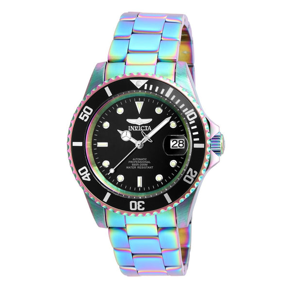 Invicta Men's 26600 Pro Diver Automatic Iridescent Stainless Steel Watch