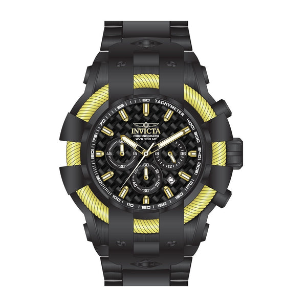 Invicta Men's 26676 Bolt Black Stainless Steel Watch