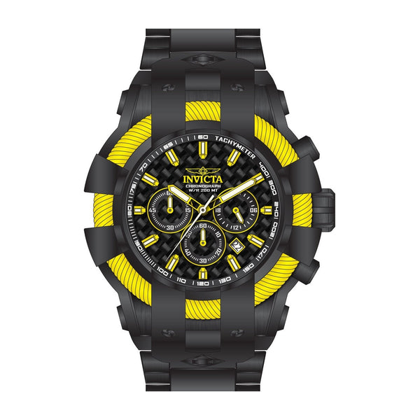 Invicta Men's 26678 Bolt Black Stainless Steel Watch