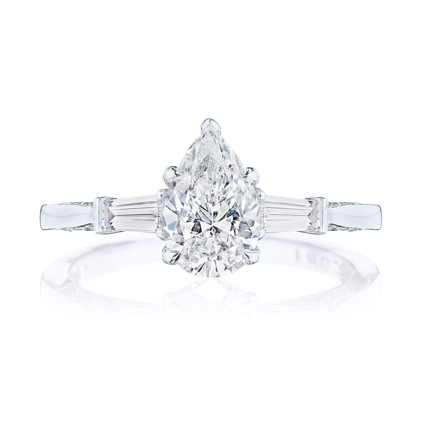 2669PS Pear 3-Stone Engagement Ring