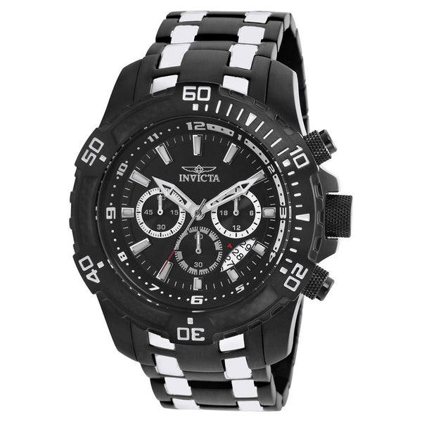 Invicta Men's 26745 Pro Diver Black and Silver Stainless Steel Watch