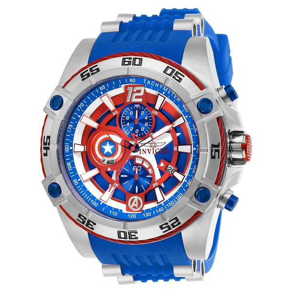 Invicta Men's 26780 Marvel Captain America Blue Stainless Steel Watch