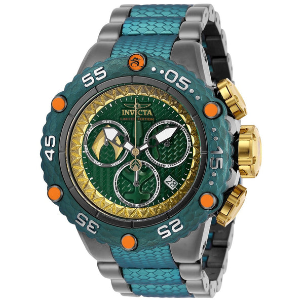 Invicta Men's 26783 DC Comics Aquaman Gun Metal Stainless Steel Watch