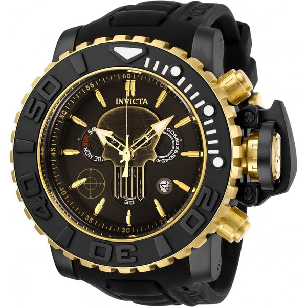 Invicta Men's 26787 Marvel Punisher Black Silicone Watch
