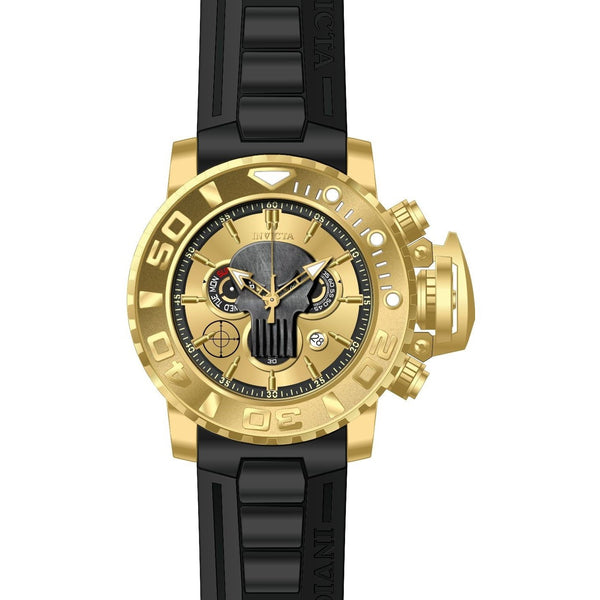 Invicta Men's 26788 Marvel Punisher Black Silicone Watch