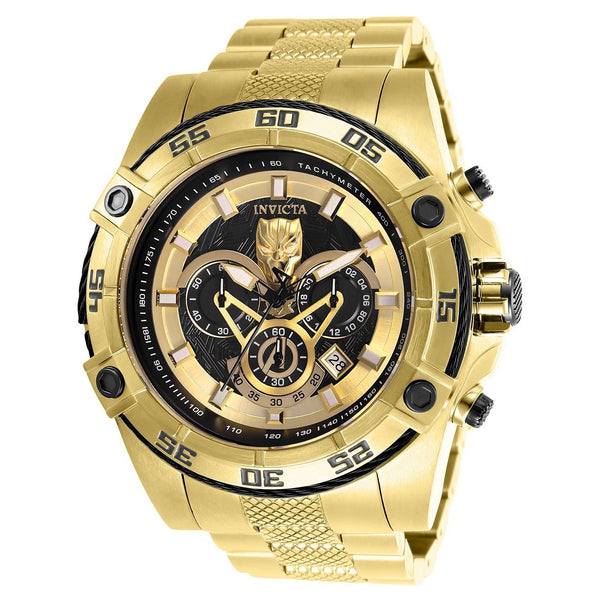Invicta Men's 26805 Marvel Black Panther Gold-Tone Stainless Steel Watch