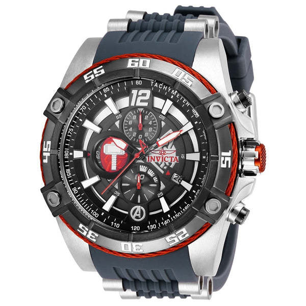Invicta Men's 26838 Marvel Thor Blue and Silver Polyurethane and Stainless Steel Watch