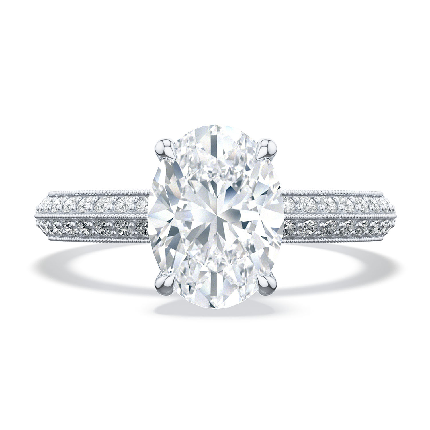 2686OV Oval Solitaire Engagement Ring